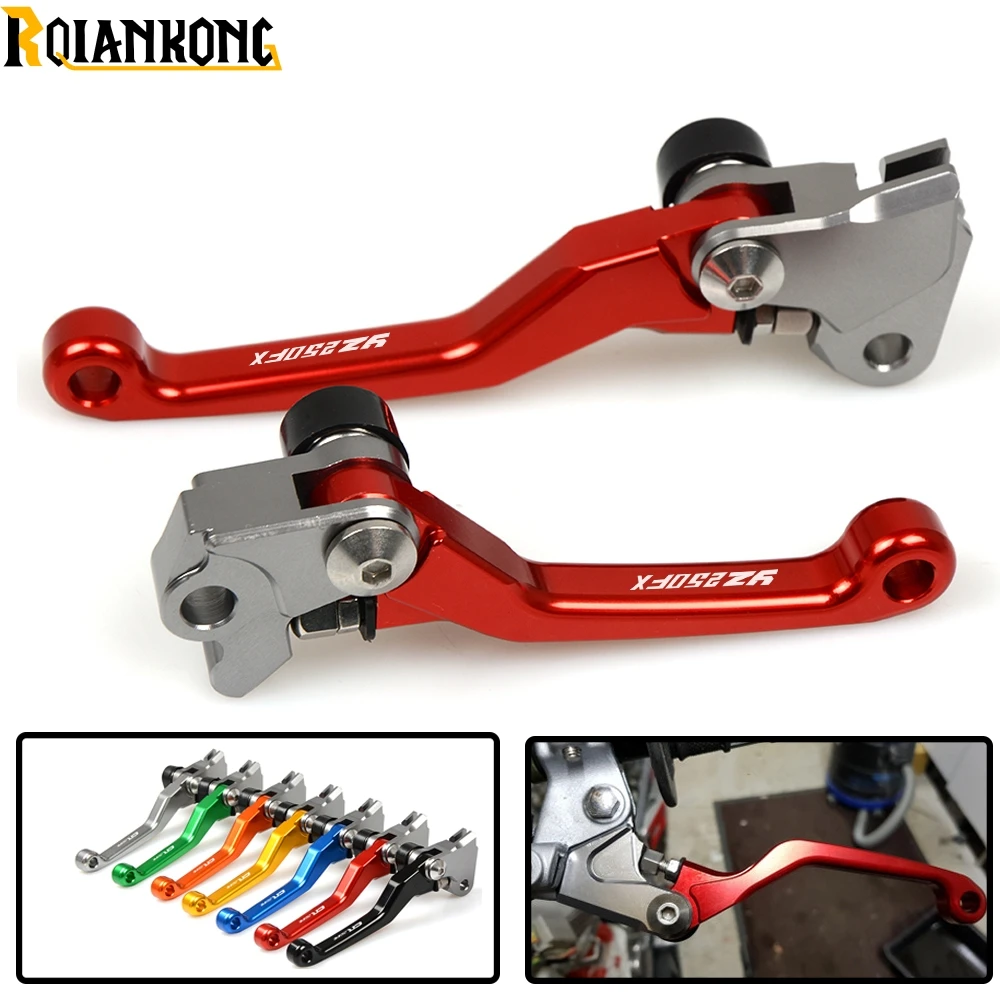 

2018 LOGO YZ250FX dirt bike Pivot Brake Clutch Levers foldable motorbike brake For yamaha YZ250FX 2015 -2018 YZ 250FX YZ250 FX