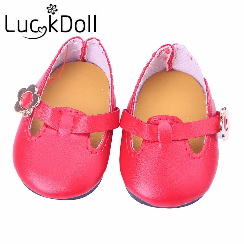 Luckdoll одноцветное цвет милые модная обувь для дюймов 18 дюймов американские куклы интимные Аксессуары куклы