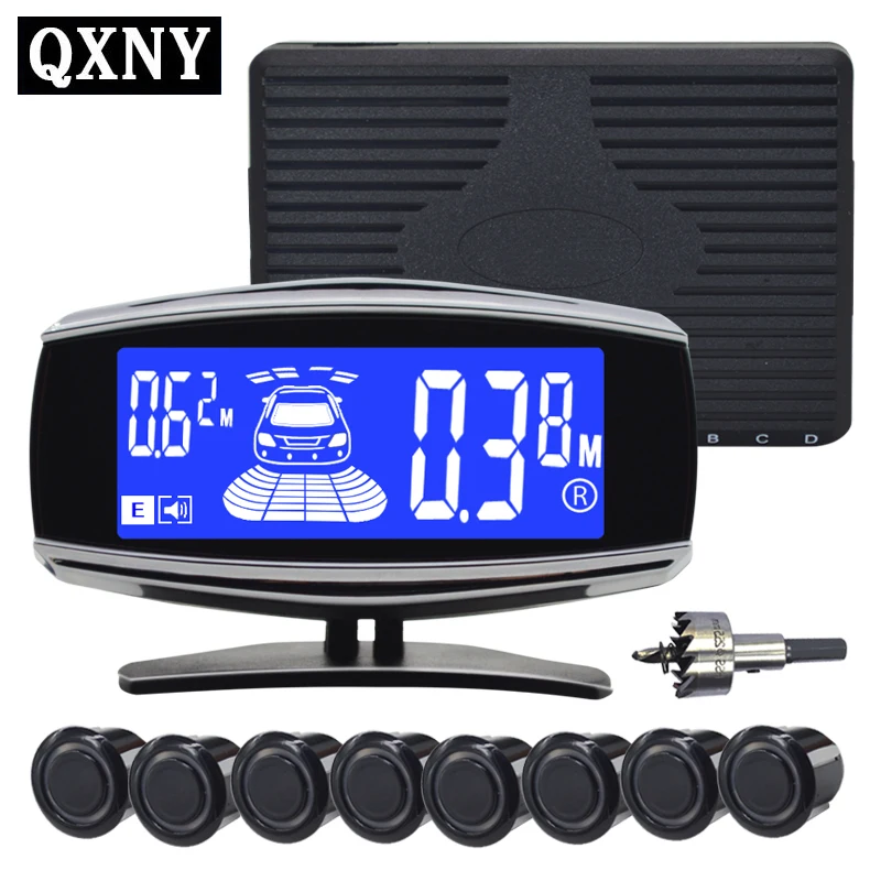 8/sensors NY5050 Car LCD Parking Sensor Kit Display for all cars parking car detector parking assistance parking sensor