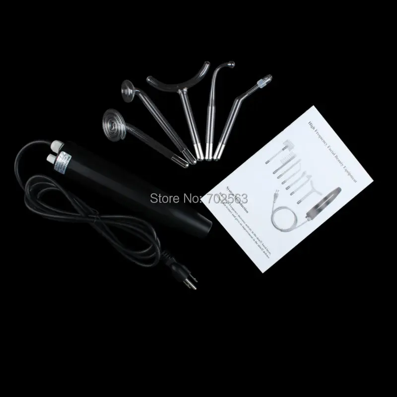 Portátil de Alta Máquina com Peças Novo Design Freqüência Eletrodos Anti Acne 5 6 Novo Design Portátil de Alta Freqüência Máquina