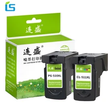 2 Pçs/set PG510 CL511 Recarregados Cartuchos De Tinta pg 510 cl 511 cartucho de tinta Para impressora Canon Pixma MP240 MP250 MP260 MP270 MP280 MP480