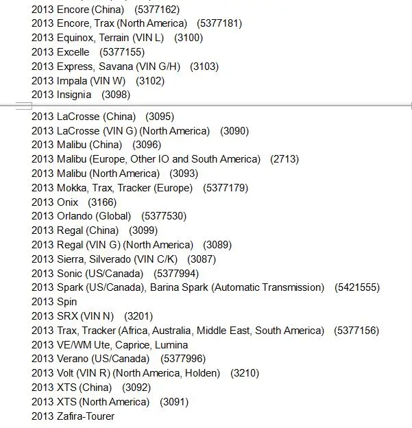 car list-5