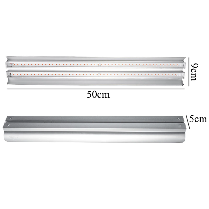 200 Вт Светодиодный светильник для выращивания растений, полный спектр, лампа для выращивания растений, цветок 50 см, двойная люстра из трубок, палатка, лампа для рассады, светильник для роста