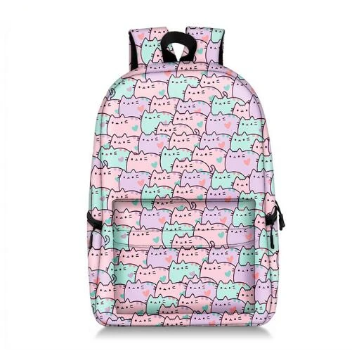 photo color Kawaii мультфильм рюкзак с единорогом для девочек-подростков детские школьные сумки для женщин ноутбук рюкзак Детская Книга сумка школьные сумки лучший подарок - Цвет: photo color