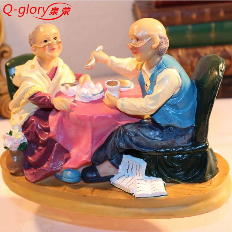 Аксессуары для украшения дома Q glory фигурки сада декор комнаты из смолы статуэтки