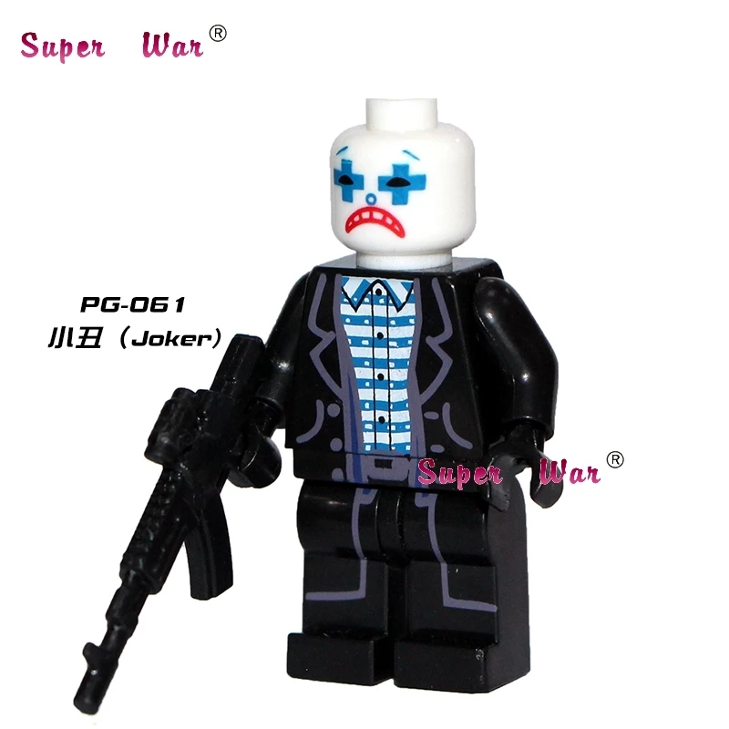 

1PCS superhero marvel avengers Joker Series Dolls building blocks action sets model bricks toys for children