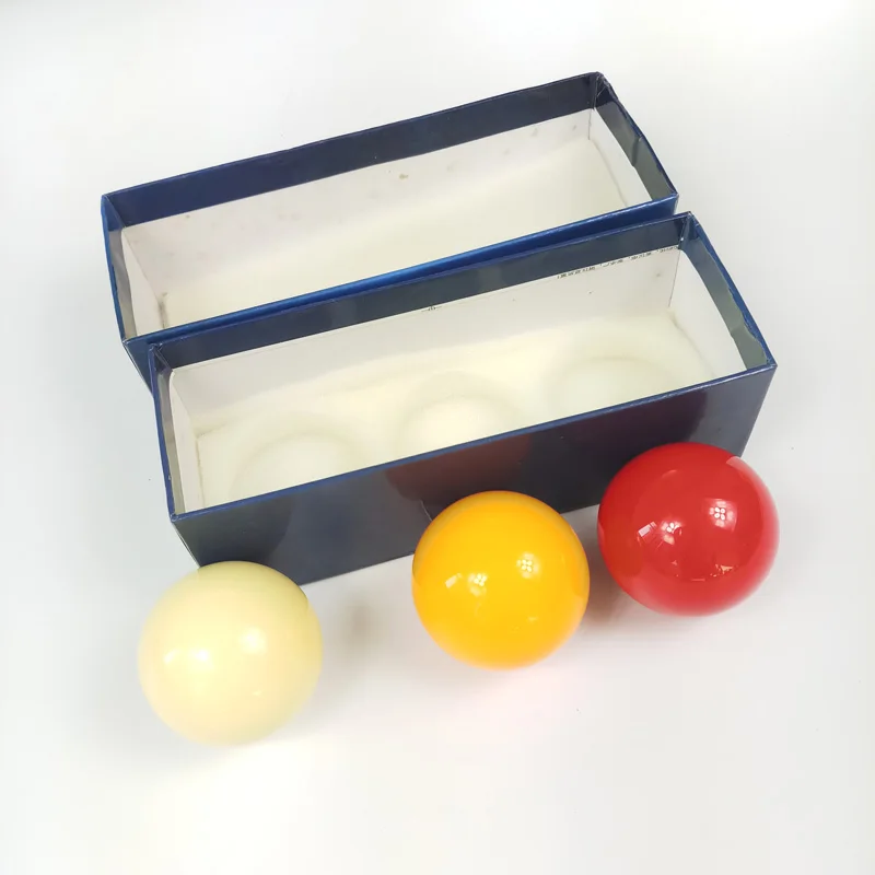 New Phenolic Resin Standard 61.5mm Carom Balls high quality billiards carom cue balls