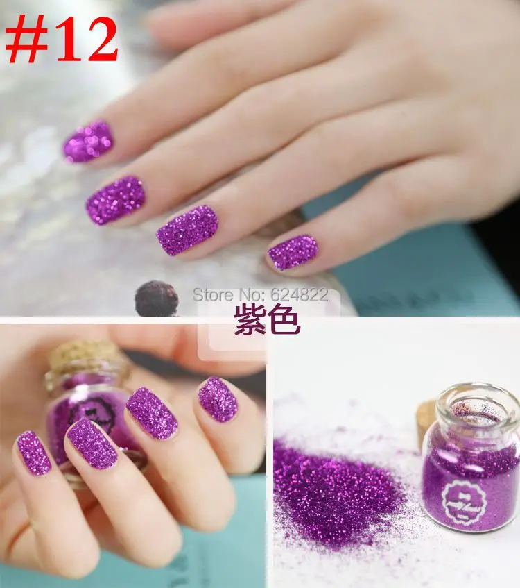100 г черный Nail Art Блеск Порошок Пыли Для UV GEL Акриловая Пудра Украшения Советы|powder