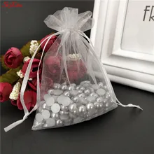 Сумки из органзы 100 шт. bolsas de мешочек для украшений из органзы bolsitas de Organza маленький Подарочный мешок sacchetti organza можно сделать индивидуальный логотип 7ZSH315