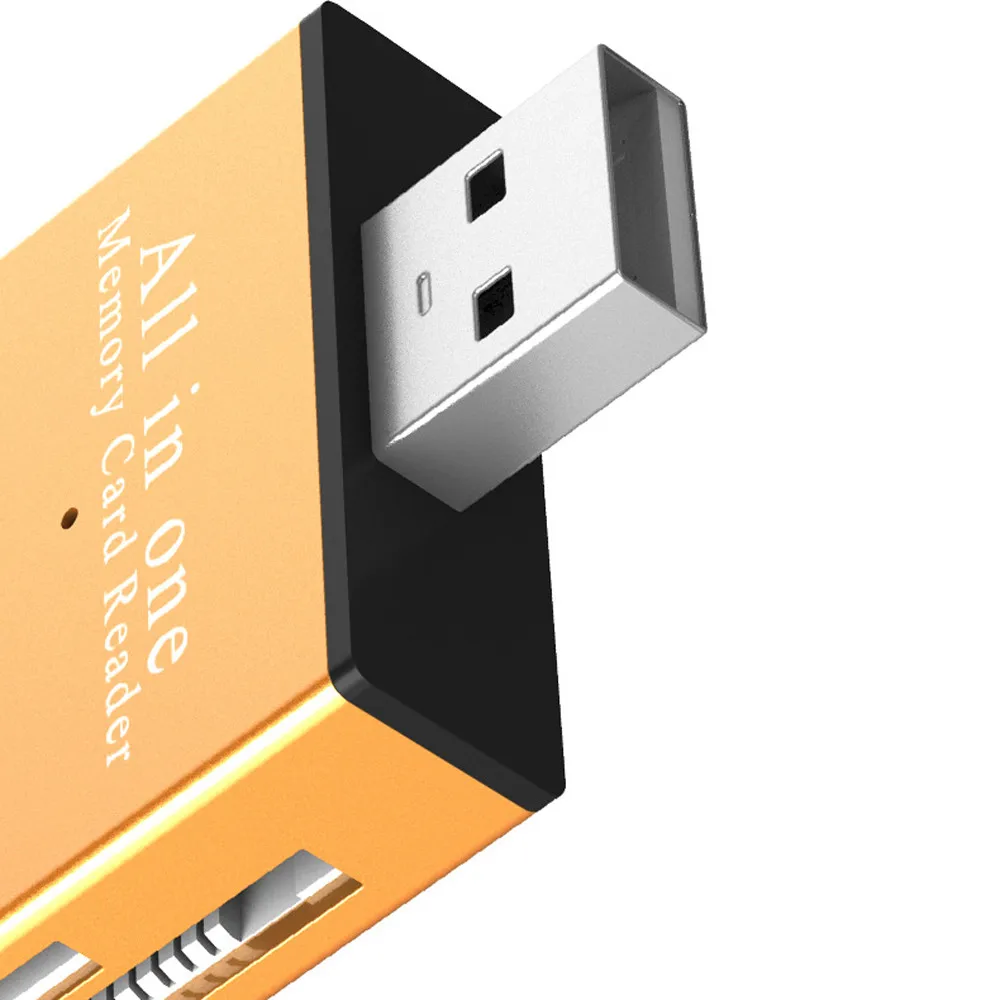 

Computer Accessories Card Reader 4-in-1 Compact Flash Multi Memory Card Reader USB 2.0 High Quality Adapter TF MicroSD MS L0222