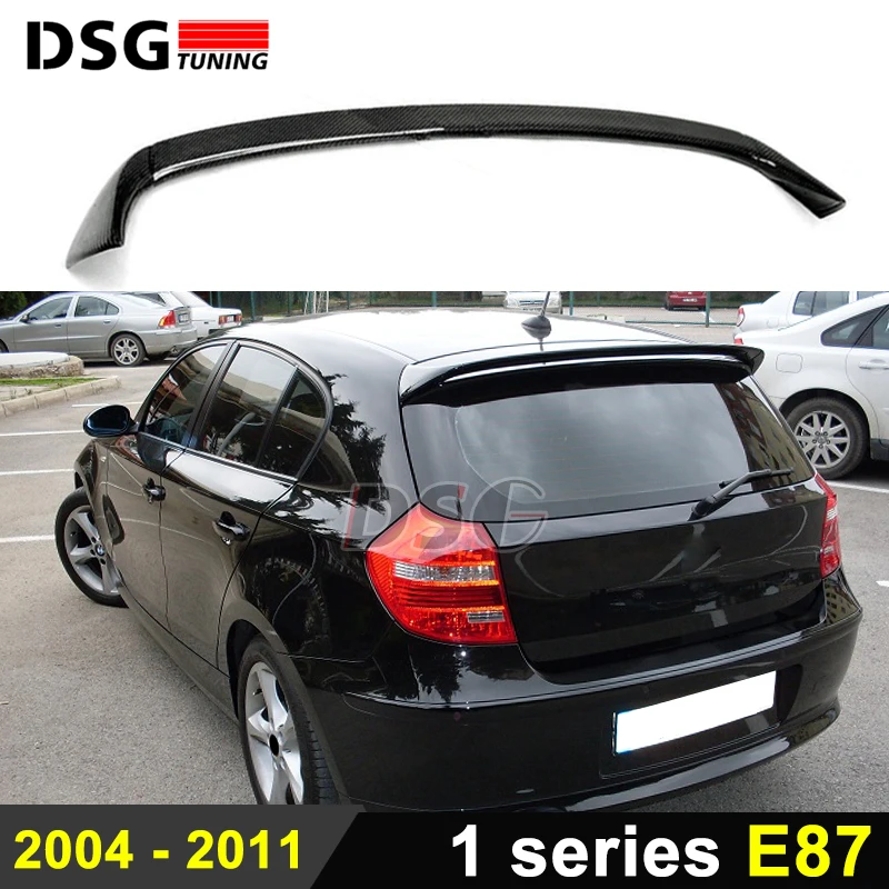 1 Series E87 Rear Spoiler AC Style Carbon Fiber Spoiler Wing For BMW