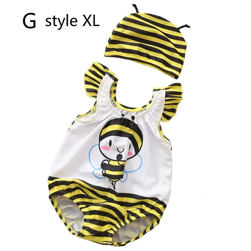 Cartoon Children One-Piece Suits Lovely Children Swimsuit Kids Swimsuit One-Piece Swimming Suit Baby Swimwear - Цвет: G style XL