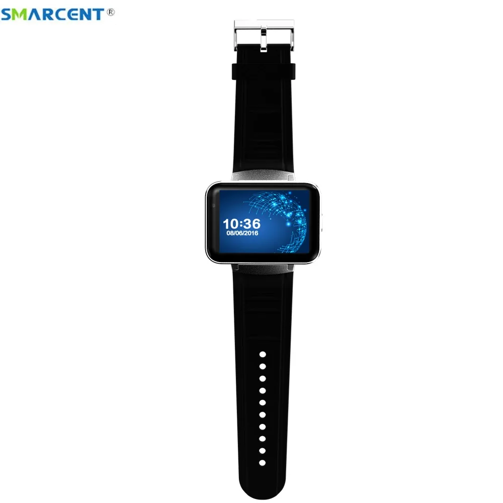 

DM98 Bluetooth Smart Watch i5s rectangle 2.2 inch 3G Smartwatch Phone MTK6572 Dual Core 4GB ROM Camera GPS For IOS/android phone