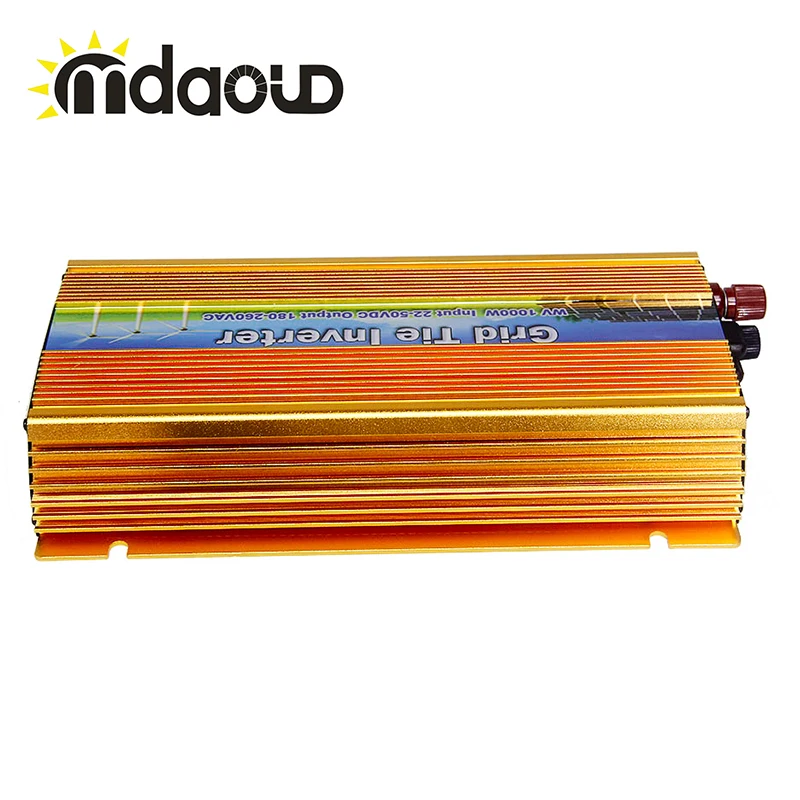 

1000W On Grid Tie Solar Inverter 18/36V DC to AC 110/220V Micro Inversor Pure Sine Wave Inverter for 1000-1200W 36/60/72 Cells