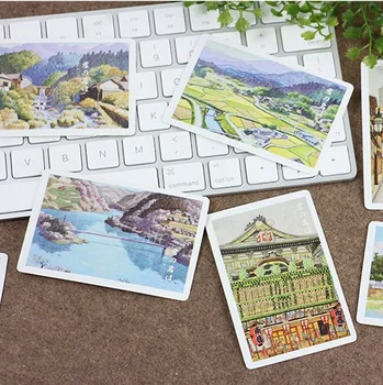 

multi-use 5.7*8.7cm 54pcs Mini animated movie your name Scrapbooking party invitation cards valentine Christmas