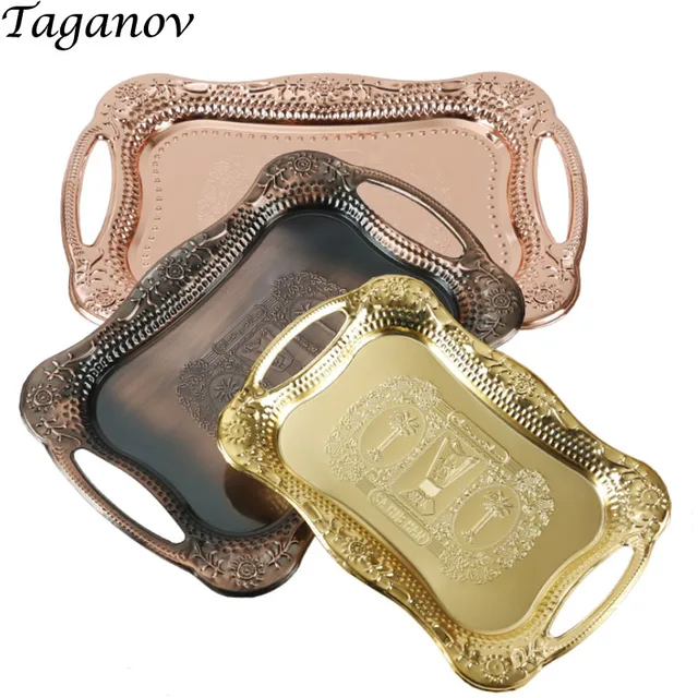 Special Price rectangular Tray dishes flavor restaurant barbecue plate rust-free iron plating retro tea candy plate dining room furniture gift Special Price rectangular Tray dishes flavor restaurant barbecue plate rust-free iron plating retro tea candy plate dining room furniture gift