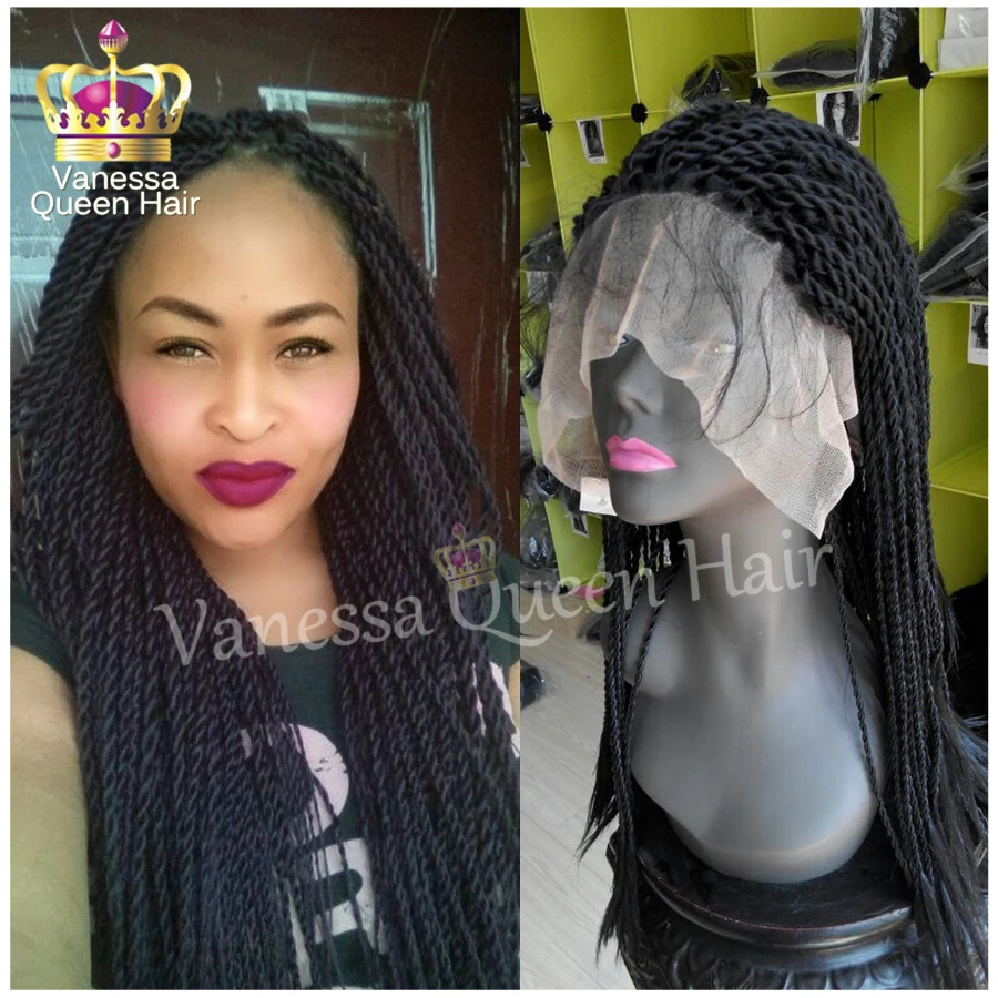 Full Braided Wigs For Black Women | box braiding hair glueless synthetic lace front wigs for Full Braided Wigs For Black Women | box braiding hair glueless synthetic lace front wigs for