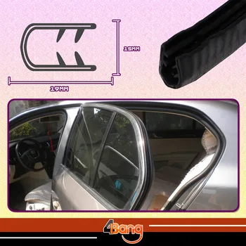 

19mmx15mm U Channel Black Edge Seal RV Lok Trim Rubber Car Pillar Truck Trailer Camper Sound Noise Insulation 118" 300cm