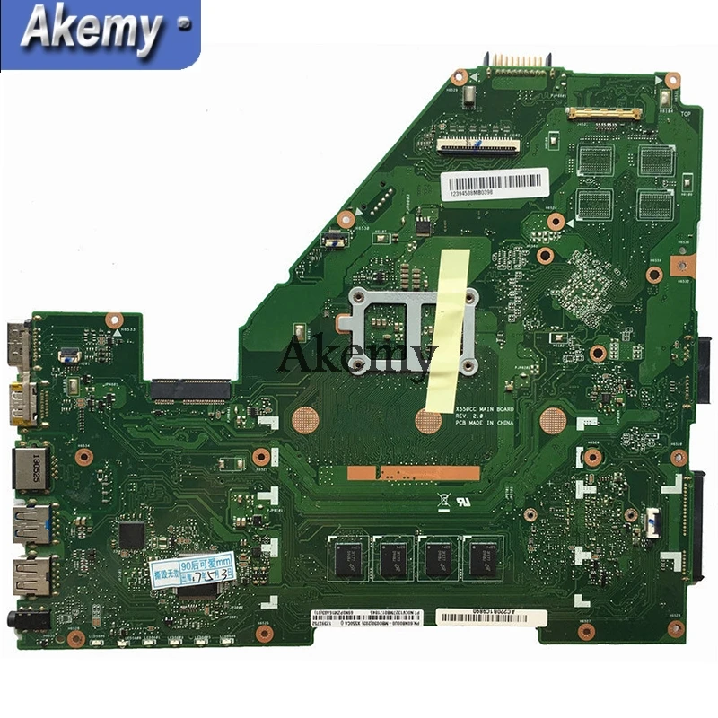 AK X550CA материнская плата для ноутбука For Asus X550CC X550CL R510C Y581C X550C X550 тест оригинальная