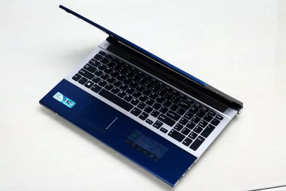 4 ГБ ОЗУ+ 120 ГБ SSD 15," ноутбук Intel Core i7 большой ноутбук ПК DVD металлический чехол клавиатура AZERTY Итальянский Испанский Русский