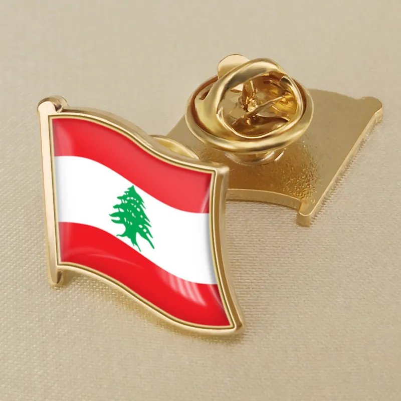 

Lebanon Single Flag Lapel Pins