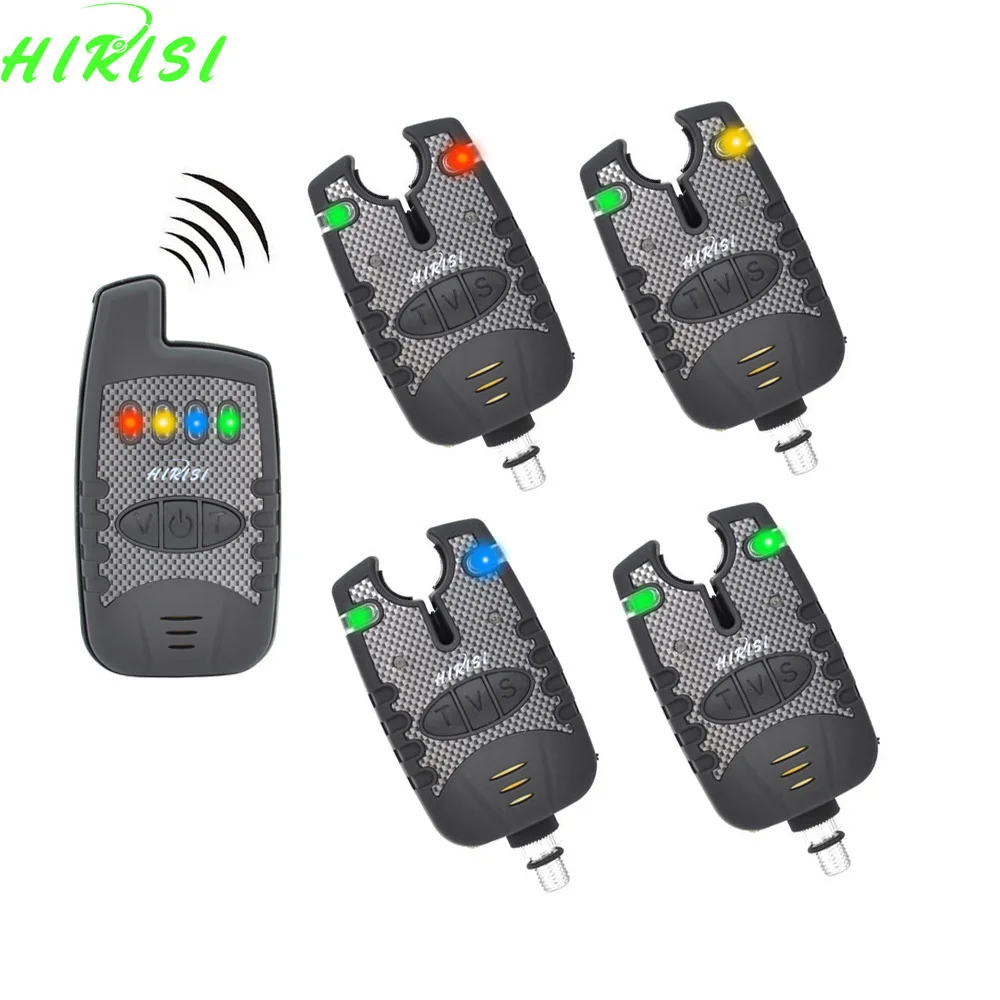 Wireless Fishing Bite Alarm Set Carp Fishing Alarms with On/off Switch