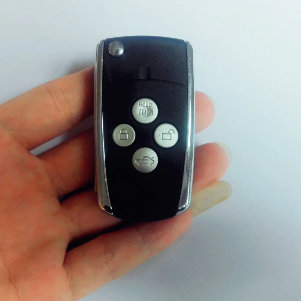 4 button folding remote key shell For Toyota Camry Modified Flip with