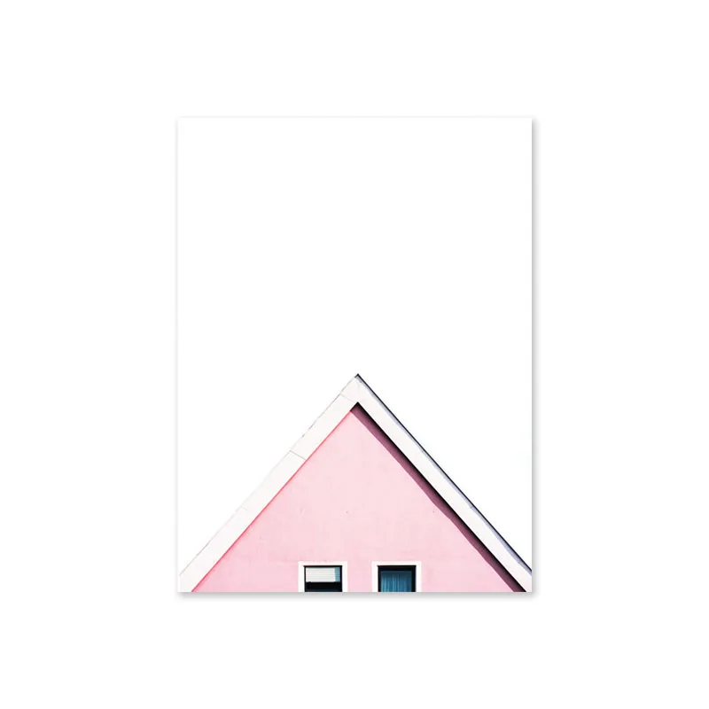 В скандинавском стиле Румяна розовые плакаты и принты пион стены искусства колесо обозрения плакат пальмовые деревья, холст, живопись на крыше - Цвет: 02