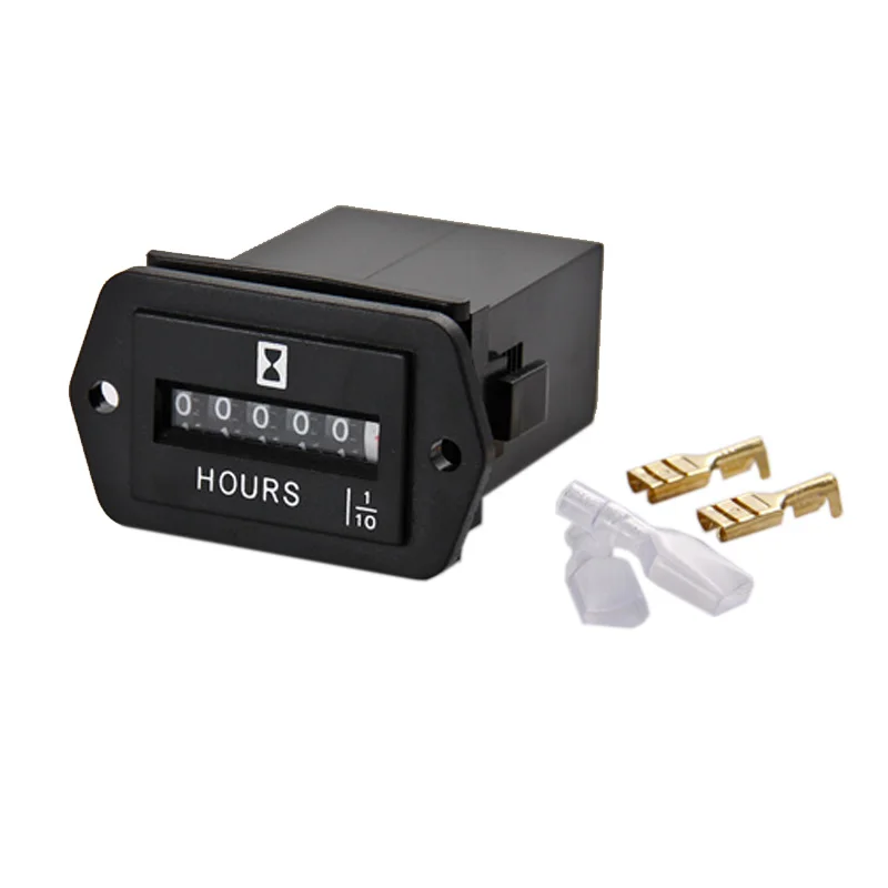 

Truck Tractor Diesel Outboard Engine Timer Hour Meter Counter For Gasoline or Diesel Generators, Electronic Motors DC 6-50V