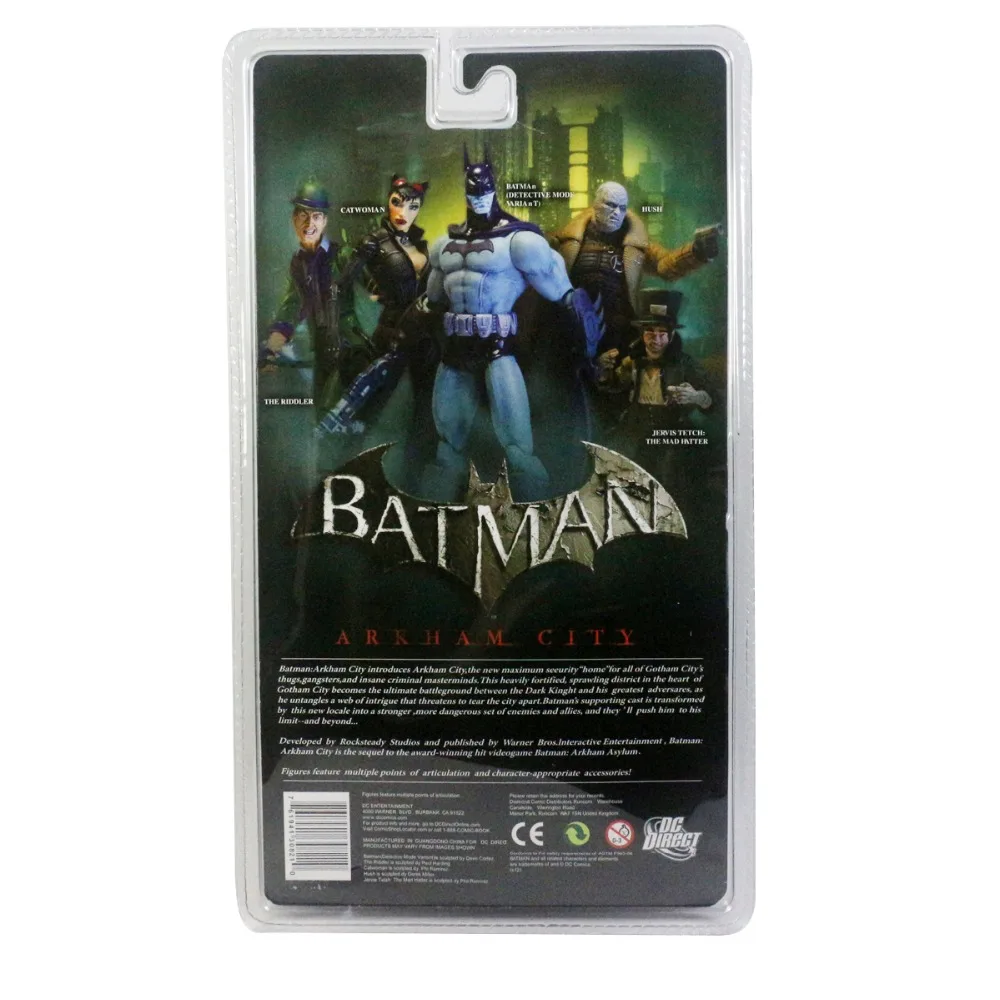 Dc Direct Batman Arkham City Detective Mode S2 Collector 18cm Action Figure Free Shipping Action Figure Figure Freebatman Arkham Aliexpress