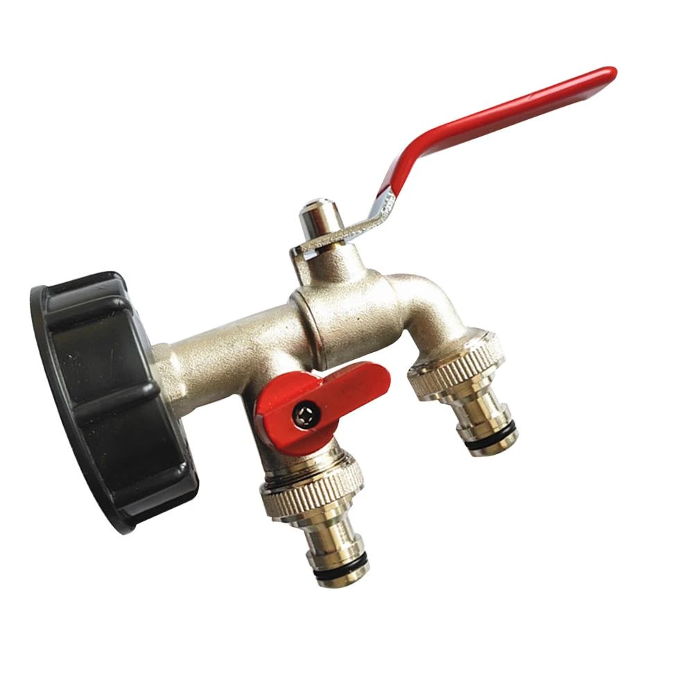 Adaptador de conector de tanque de agua IBC de 1000 litros de doble gr Adaptador de conector de tanque de agua IBC de 1000 litros de doble gr
