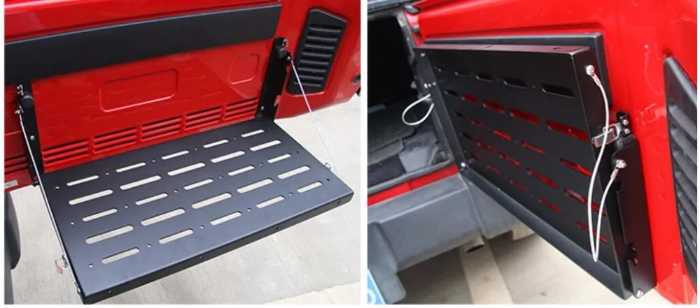 Новейший задний багажник Грузовой держатель полки для хранения Открытый кемпинг стол внутренние части стали для Jeep Wrangler 07 Up
