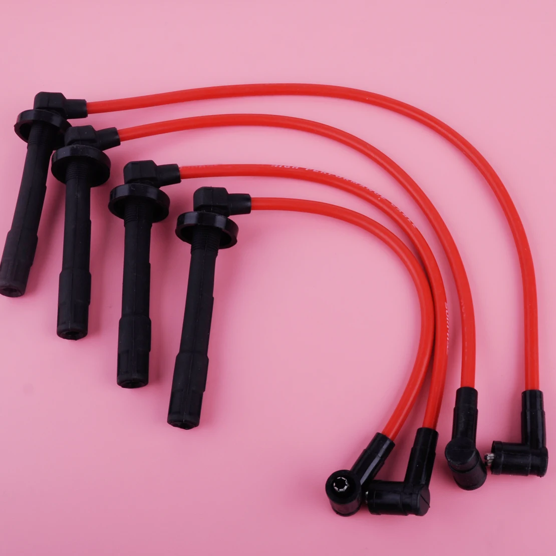 beler New Car 10.2mm Ignition Racing Coil Spark Plug Wires Fit for