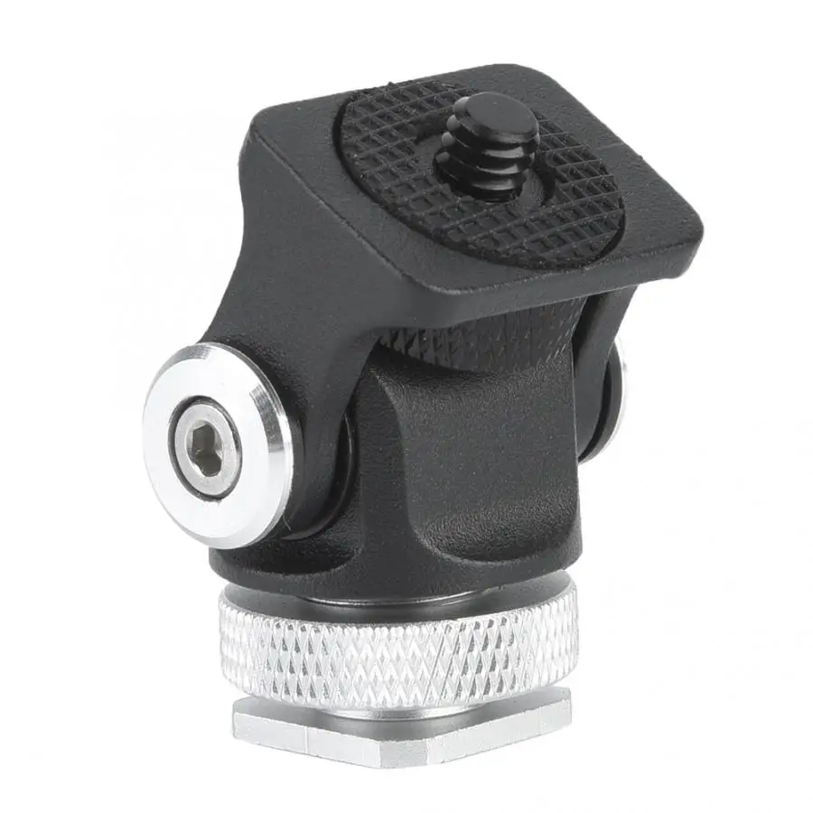 

Mini Hot Shoe Mount Monitor Microphone Flash Holder 1/4 Inch Screw Camera Bracket for monitor, flash, microphone Hot Shoe Mount