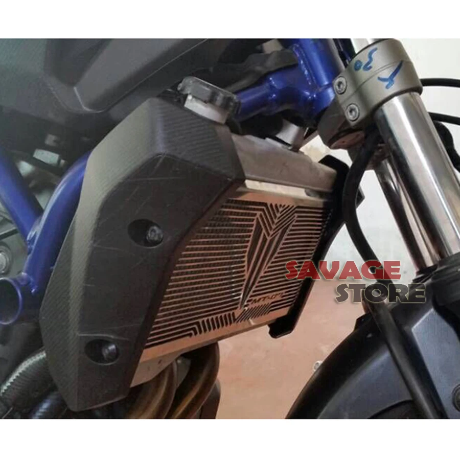 Для Yamaha MT 07 FZ 2014 2015 2016 2017 2018 2019 мотоциклетные нержавеющие радиатор масляный