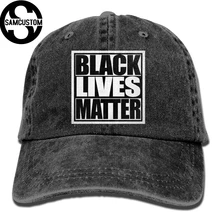 SAMCUSTOM черные жизни материя 3D креативная индивидуальность Промытые джинсовые шапки осень лето для мужчин и женщин Гольф Sunblock хоккейные кепки