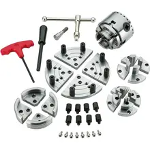 Дерево Токарный Станок 2.75 «/70 ММ Self-центр Чак Set in Aluminum Case