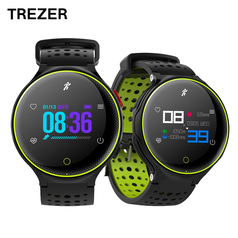 

TREZER TZ02 PLUS Color Screen Fitness Bracelet Waterproof Heart Rate Monitor Pedometer Smart Wristband Sport Fitness Tracker