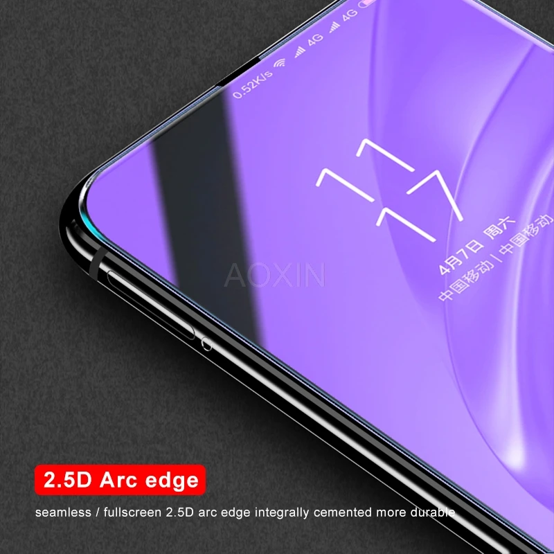 AOXIN 9H полное покрытие из закаленного стекла для Xiaomi Mi Mix 2 2 s 3 Защита экрана для Xiaomi Mi x 2 s Анти-синяя Защитная стеклянная пленка