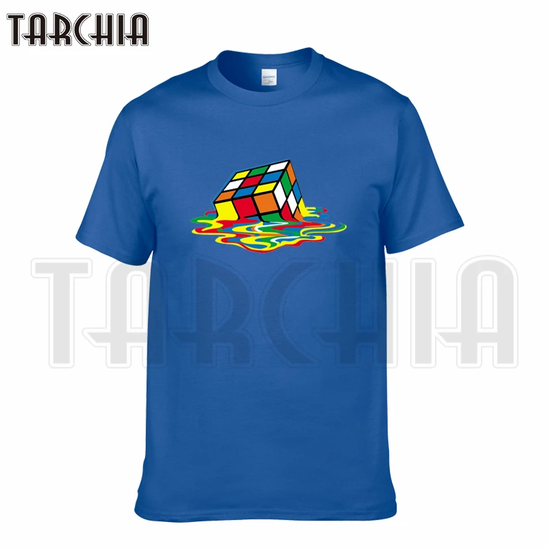 

TARCHIA 2019 t-shirt cotton tops tee The Big Bang Sheldon Cube funny men short sleeve boy casual homme tshirt t plus fashion