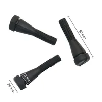 50 Pcs 60mm Poultry Rubber Rod Pigeon Quail Length Rubber Plucking Fingers Removal Machine Glue Stick Plucker 2
