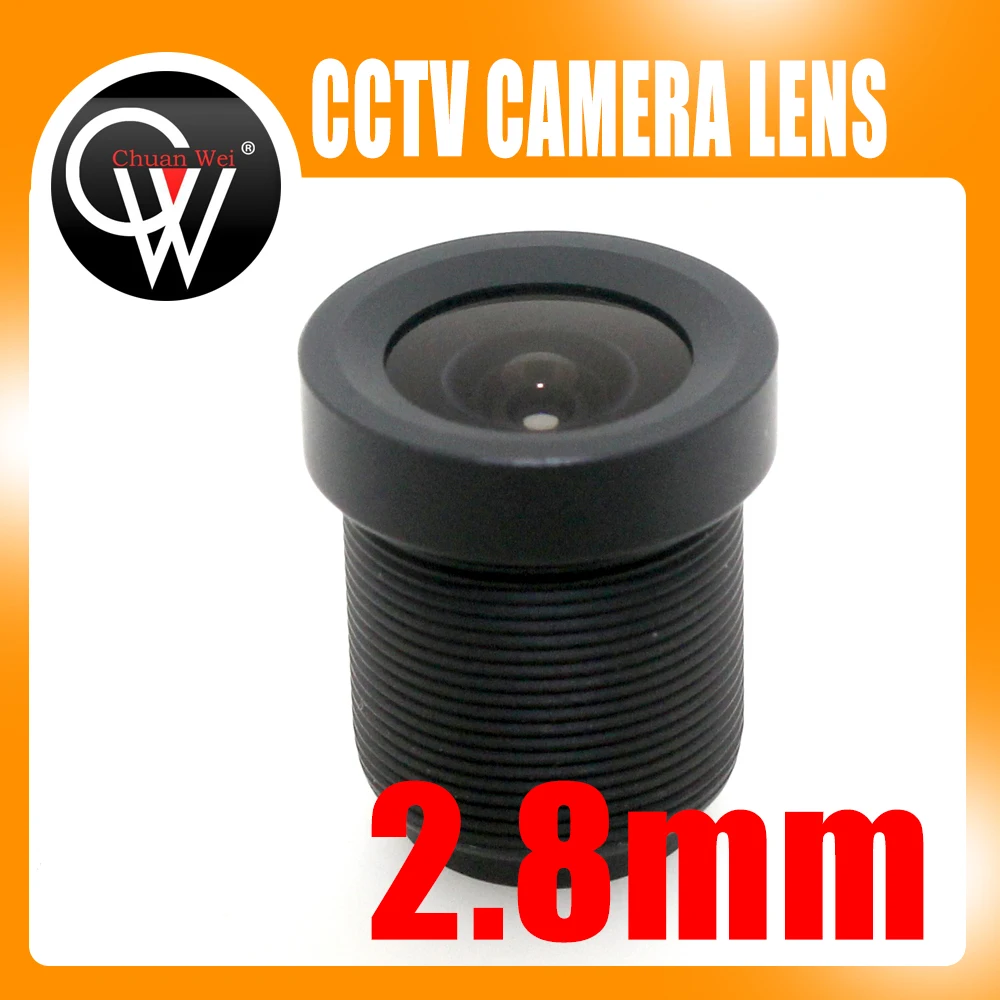 New 2.8mm lens 115 Degrees Fixed Board lens Camera lens For CCTV Security Camera Free Shipping