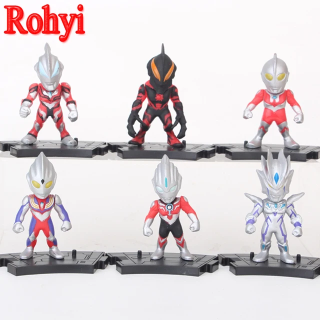 Best Offers Rohyi 6pcs/lot 7cm Puppets Model Movie&TV Unisex Anime Ultraman Tiga 8 Edition PVC Action Figure Collectible Model Toys Best Offers Rohyi 6pcs/lot 7cm Puppets Model Movie&TV Unisex Anime Ultraman Tiga 8 Edition PVC Action Figure Collectible Model Toys