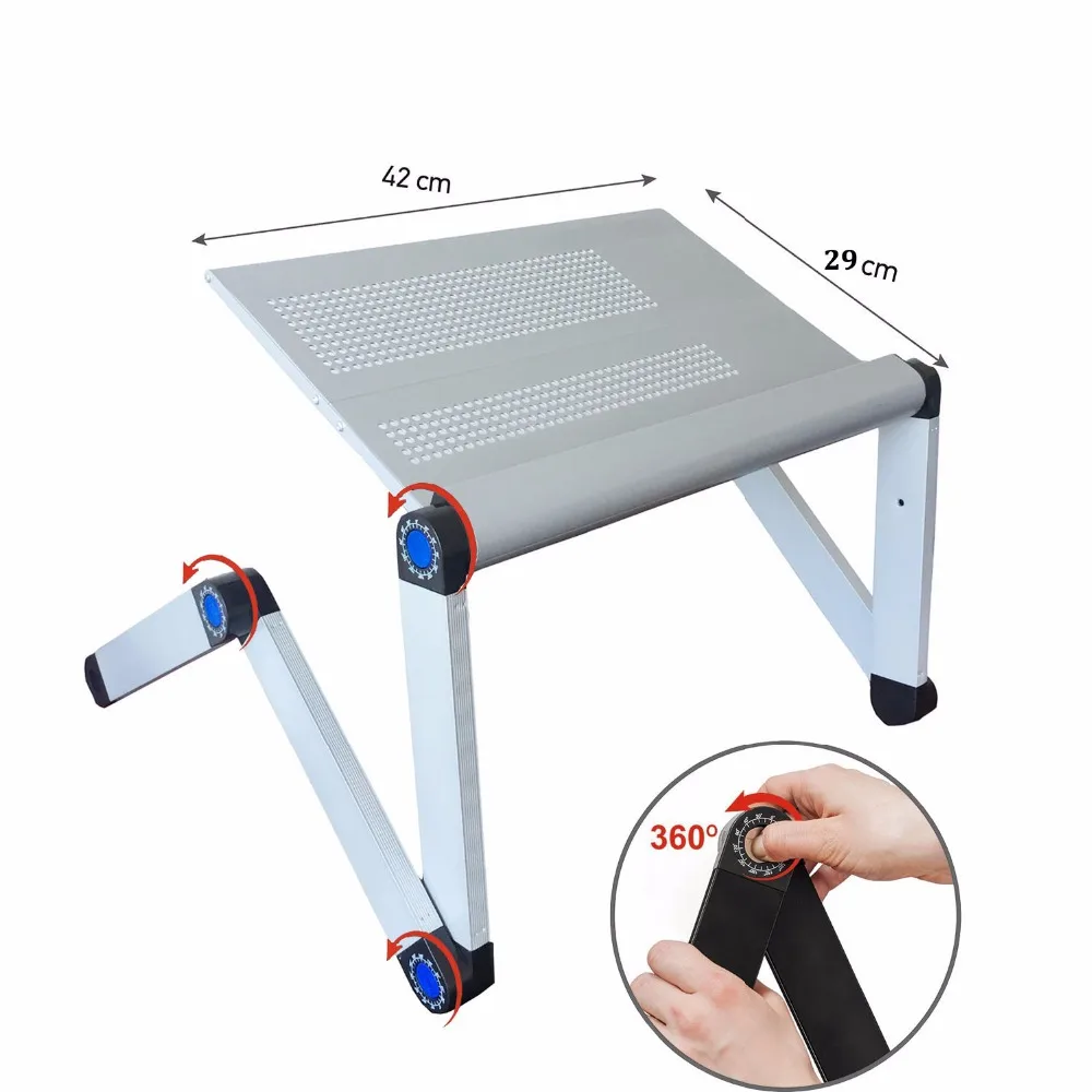 Регулируемая Портативная подставка для ноутбука, диван-кровать, поднос для компьютера, ноутбука, стол для кровати, стол с мышкой ZW-CD10