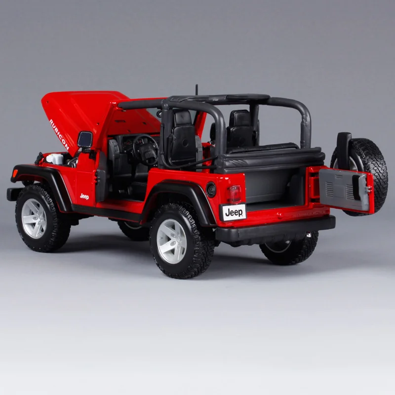 Модель автомобиля Maisto 1:18 JEEP WRANGLER RUBICON SUV литая модель игрушечная новая в коробке