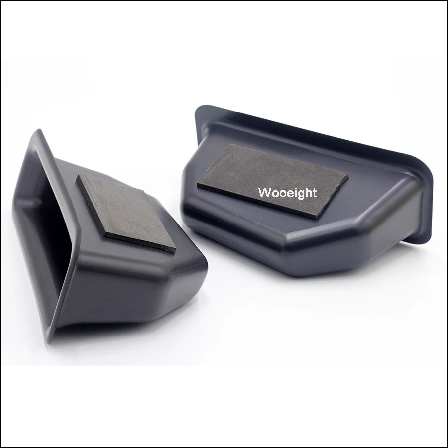 Wooeight New 2Pcs Car Inner Tray ABS Armrest Container Rear Door Storage Box Handle Boxes For Ford Explorer 2016 2017 (7)