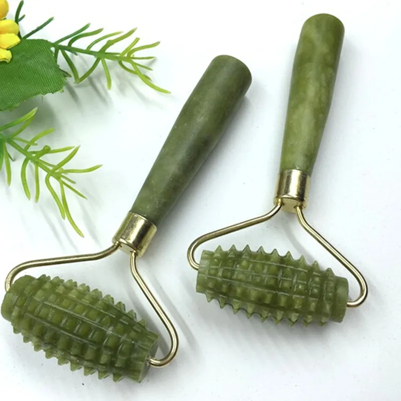 1 Pc Jade Massage Roller Wand Facial Neck Body Anti Age Slimming Massager Face Skin Care Tools