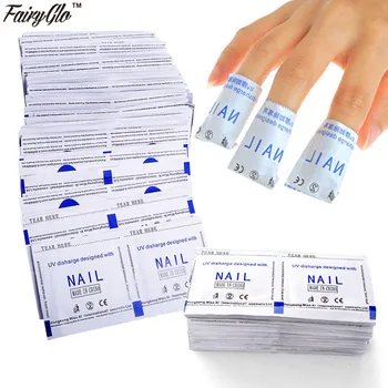 

FairyGlo 100pcs Gel Nail Polish Remover Nail Art Gel Polish Easy Cleaner Nail Gel Wraps Remover Nails Care Tools Cleaner Wrap