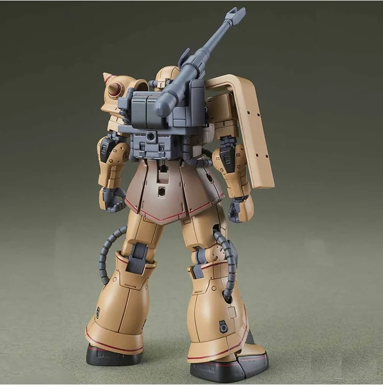 Оригинальный Gundam HG 1/144 модель MS-06CK ZAKU 2 половина пушки мобильный костюм происхождения GTO дети игрушечные лошадки