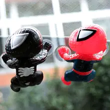 Car Sticker Climbing 3D Spiderman Suction Cup Doll Toy 360 Degree Rotating Home Interior Decoration Styling Cute